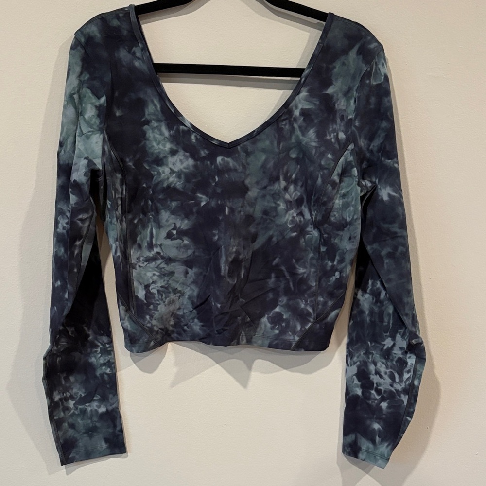 NWOT Lululemon Align long sleeve Tie-Dye Top